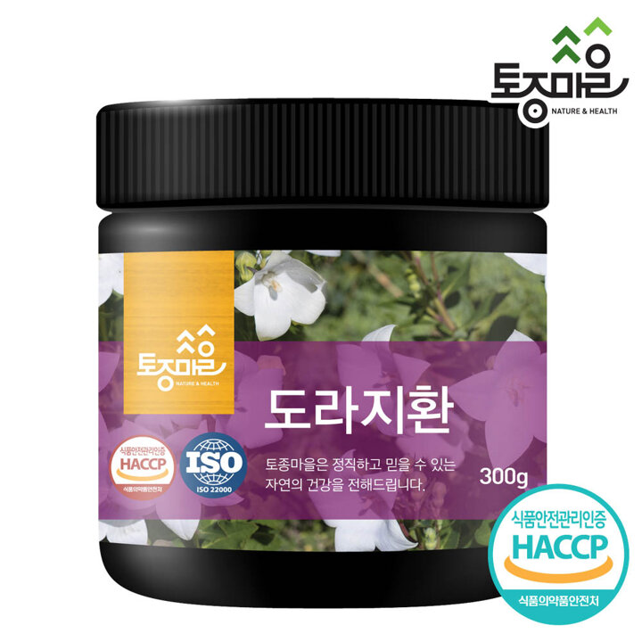[토종마을] HACCP인증 국산 도라지환 300g