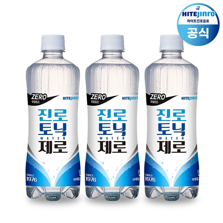 (G) 하이트진로 진로 토닉워터 제로 대용량 600ml x 20pet
