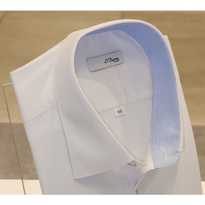 (신세계강남점)25SS 도비 소재 일반핏 긴소매 셔츠 SE5SM12LS705SWH