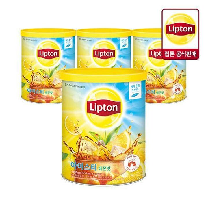 립톤 아이스티 레몬맛 1.5kg x 4개