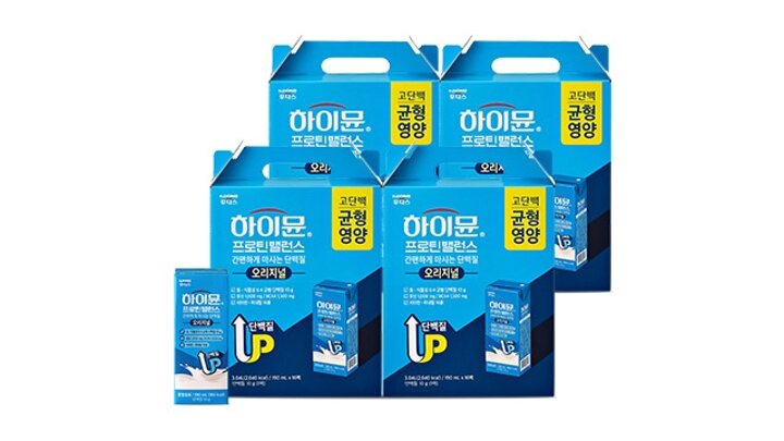 하이뮨 프로틴 밸런스 음료 190ml 64팩 단백질 보충 음료