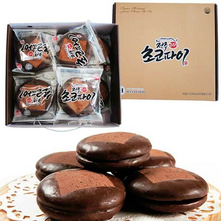 [G][세월담] 수제 전주 초코파이 70g*15입/종이박스