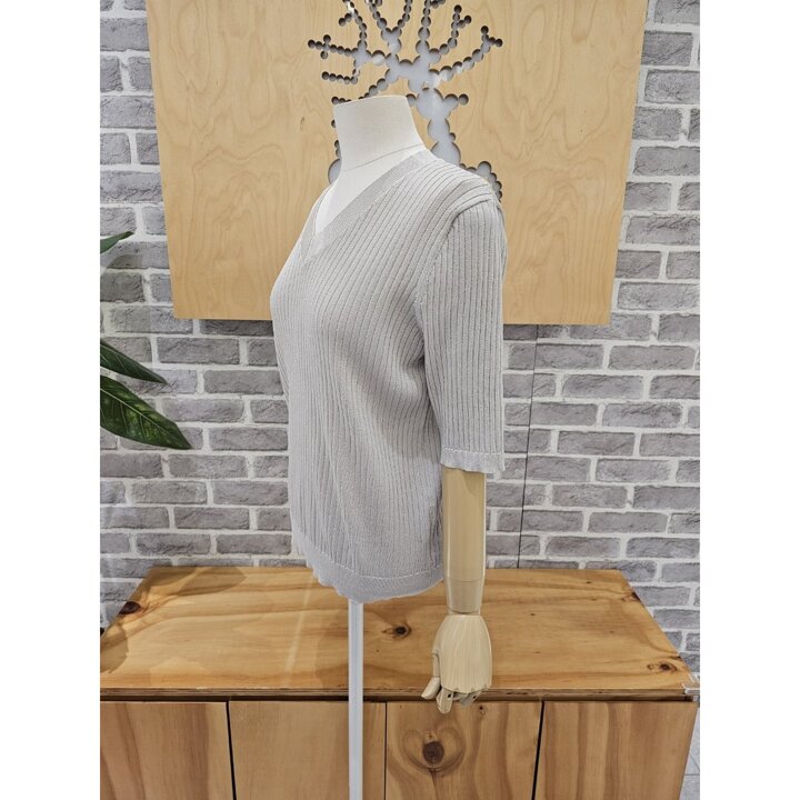 (신세계의정부점)메탈브이넥니트(LK31F5KN513X)