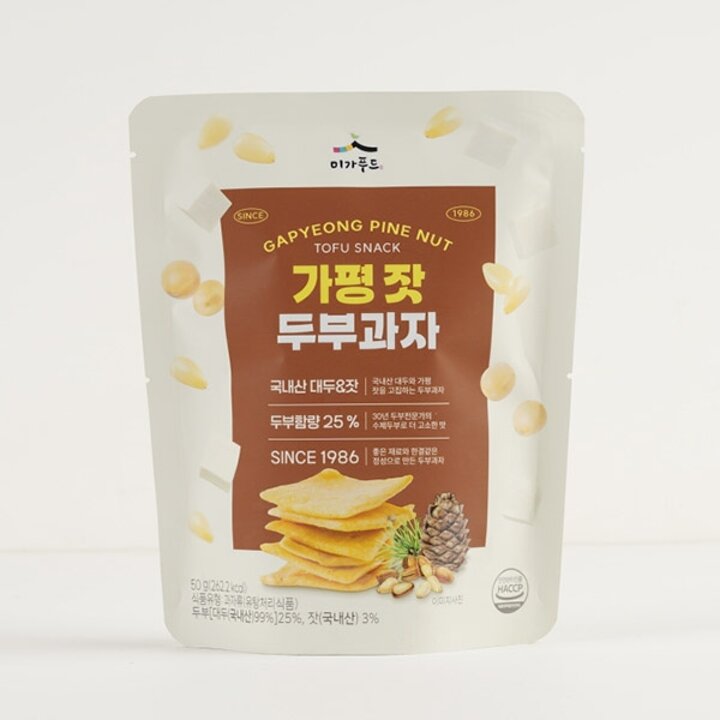 가평 잣 두부과자 50g 20팩