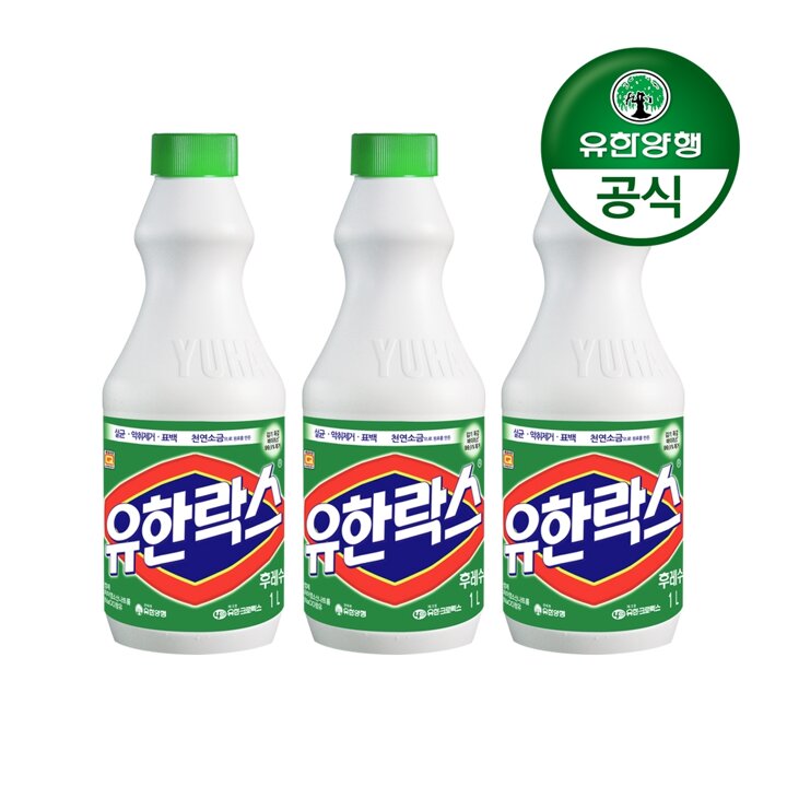 [유한양행]유한락스 후레쉬 1L 3개