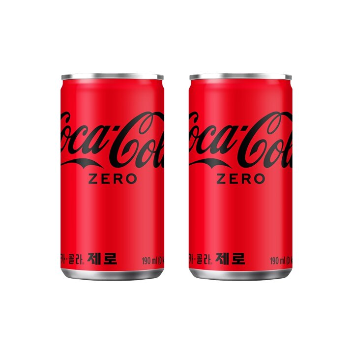 [본사직영] 코카콜라제로 190ML CAN 60입