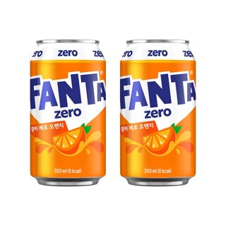 [본사직영] 환타 제로 오렌지 350ml CAN (24입)