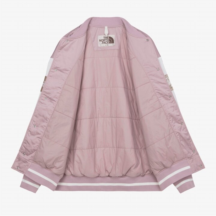 [노스페이스 공식] NJ3NQ60L 화이트라벨 플레이어 바시티 자켓 PALE PINK