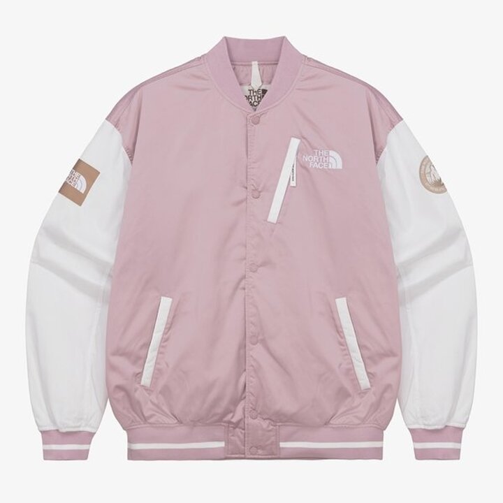 [노스페이스 공식] NJ3NQ60L 화이트라벨 플레이어 바시티 자켓 PALE PINK