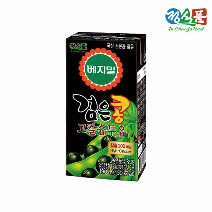 베지밀 검은콩 두유 고칼슘 190mlx24팩