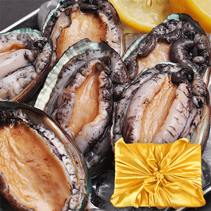 완도직송 활전복 선물세트 1kg 특대복 (7-9미)/보자기포장
