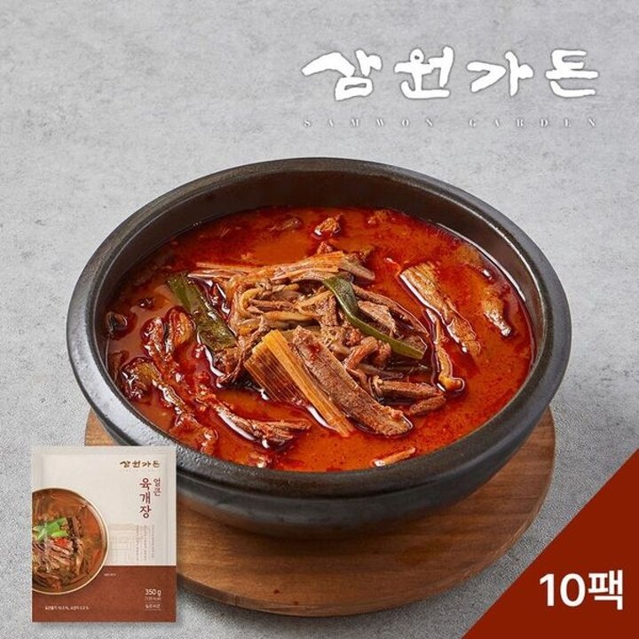 삼원가든 얼큰육개장 350gX10팩[34208475]