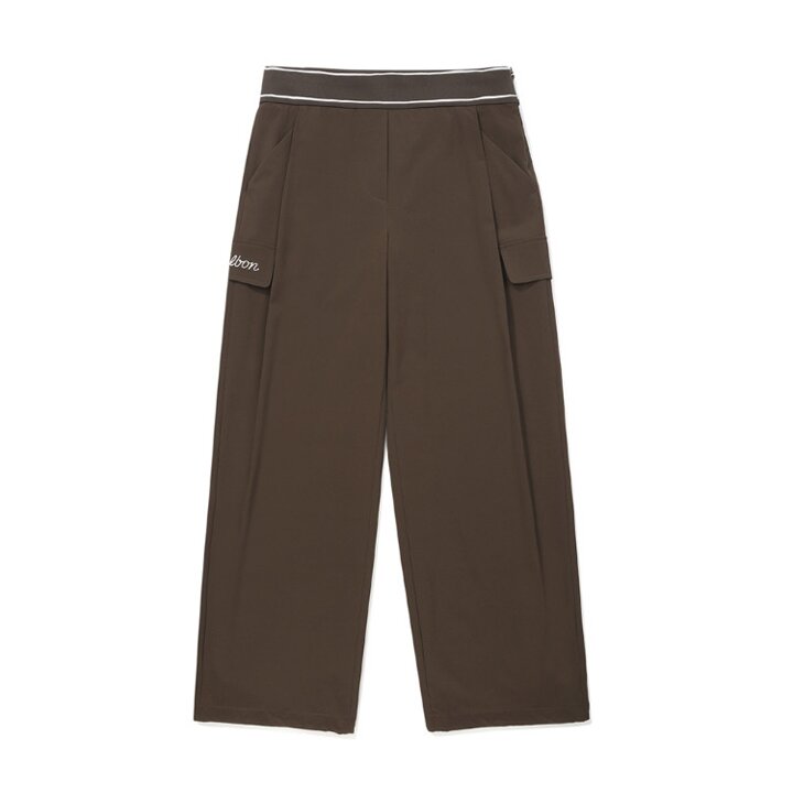 말본골프 여성 립밴드 세미 와이드 팬츠 BROWN M6122PPT15BRW