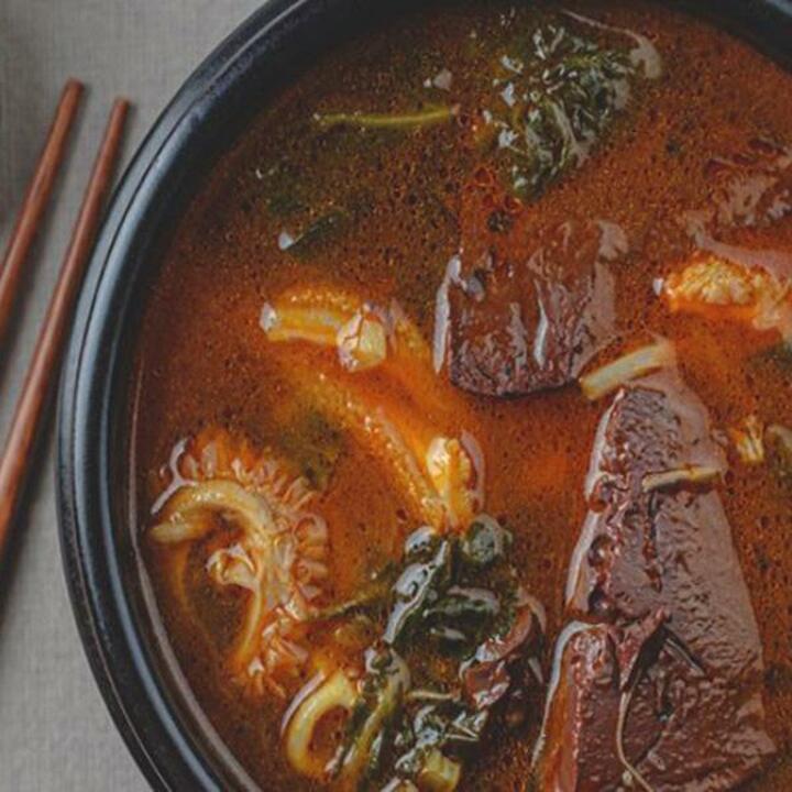 맘으로 선지우거지해장국 500g 5팩(m)