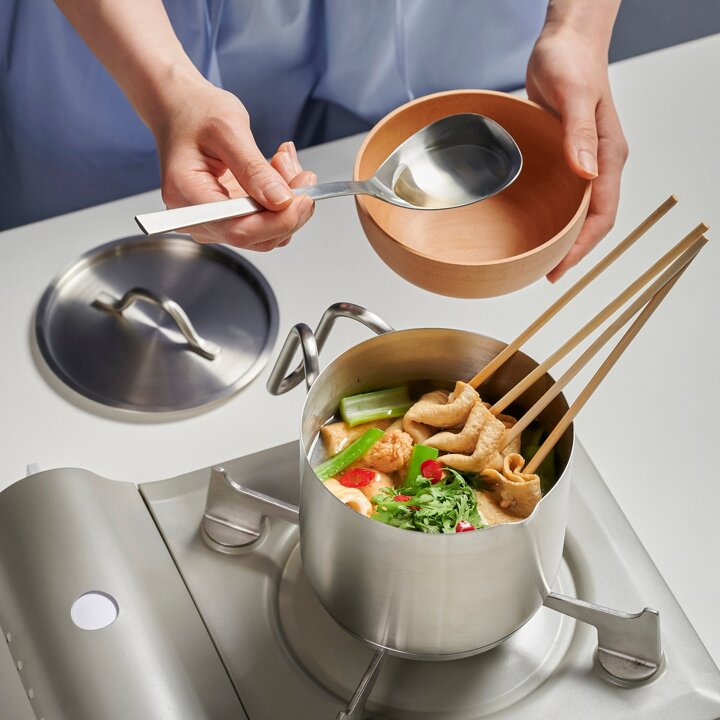 [JAJU/자주] 바닥 3중 스테인리스 멀티팟_14cm