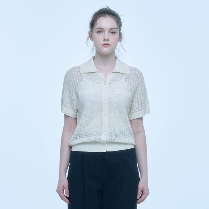 (신세계센텀점)린넨 블렌디드 스카시 오픈 가디건 (UFKKCA256N-IVORY)