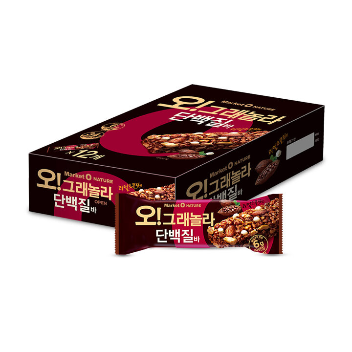 오리온 마켓오 오그래놀라 단백질바(40g) X 12개