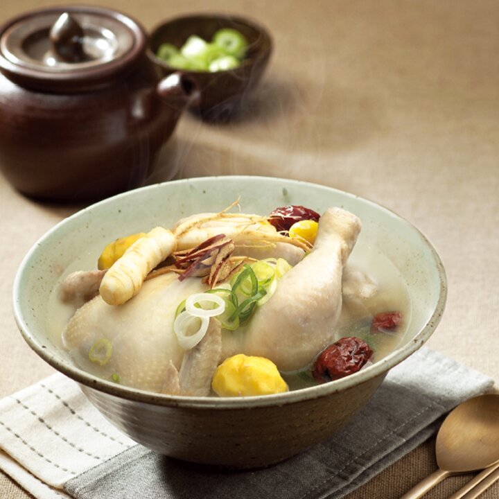 정다운 나홀로삼계탕 750g + 누룽지닭다리삼계탕 600g