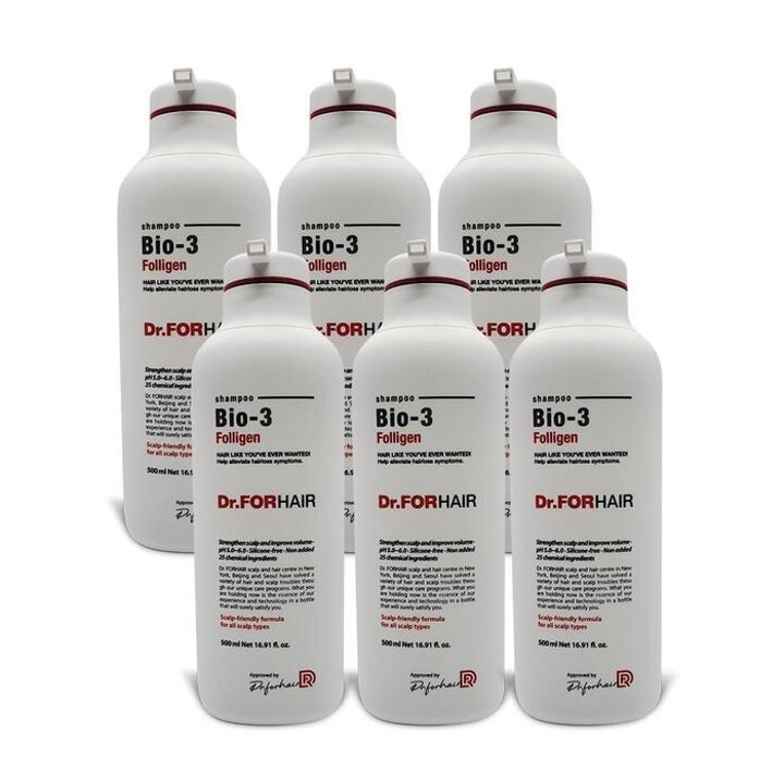 닥터포헤어바이오3폴리젠탈모완화샴푸500ml6개Ss
