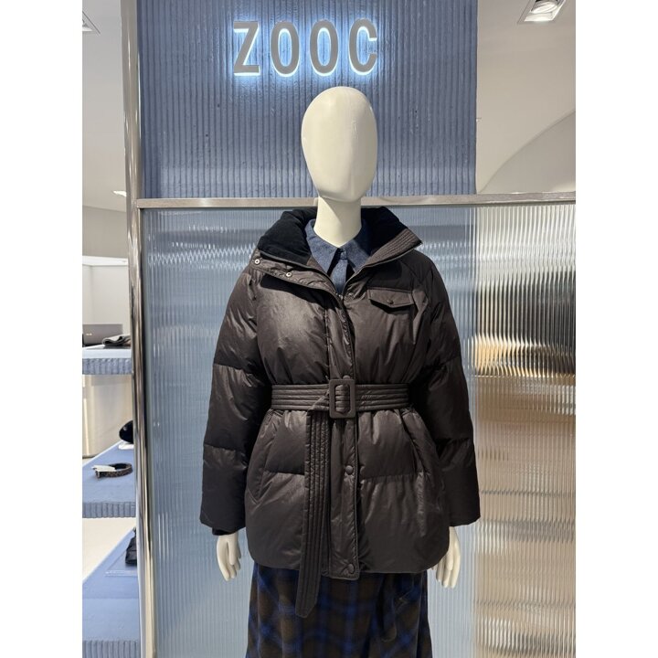 (신세계타임스퀘어점패션관)벨티드 하이넥 구스다운 Z254PSG809