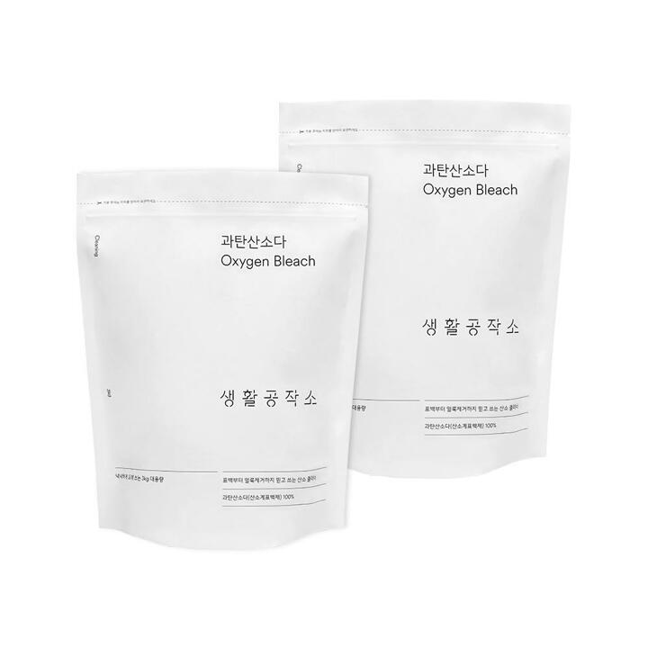 [생활공작소] 과탄산소다 3Kg x 2개 (대용량 천연세정제)