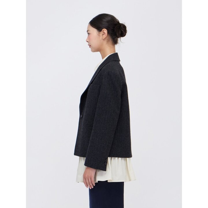 (대전신세계)[역시즌]울블렌드 숏자켓 C254MSF701