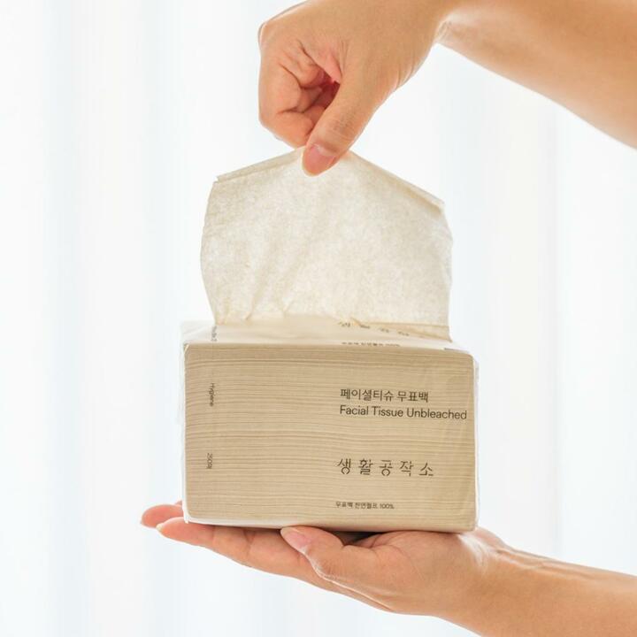 [생활공작소] 페이셜티슈 무표백 (250매x6팩)