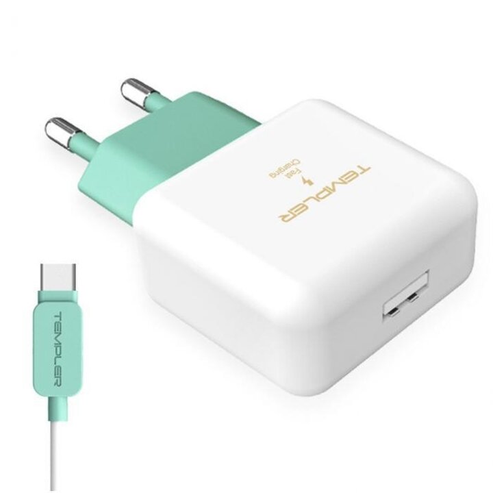 템플러가정용초고속충전기QC3.0분리형USB1포트(C타입)(ICTC-18WQC30U1)
