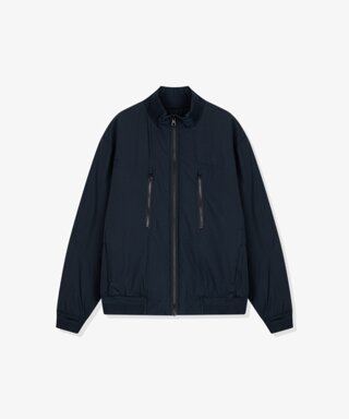 [온라인 단독]GBW22307 LOOSE FIT다크네이비 멀티포켓 하이넥 블루종