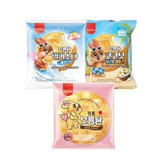 삼립 보름달 3종 10봉 (밀키소다/코코넛/정통) 