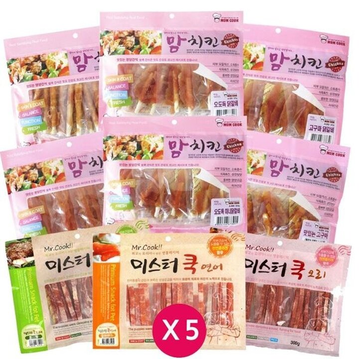 맘쿡 / 미스터쿡x 5개 애견간식[30096515]