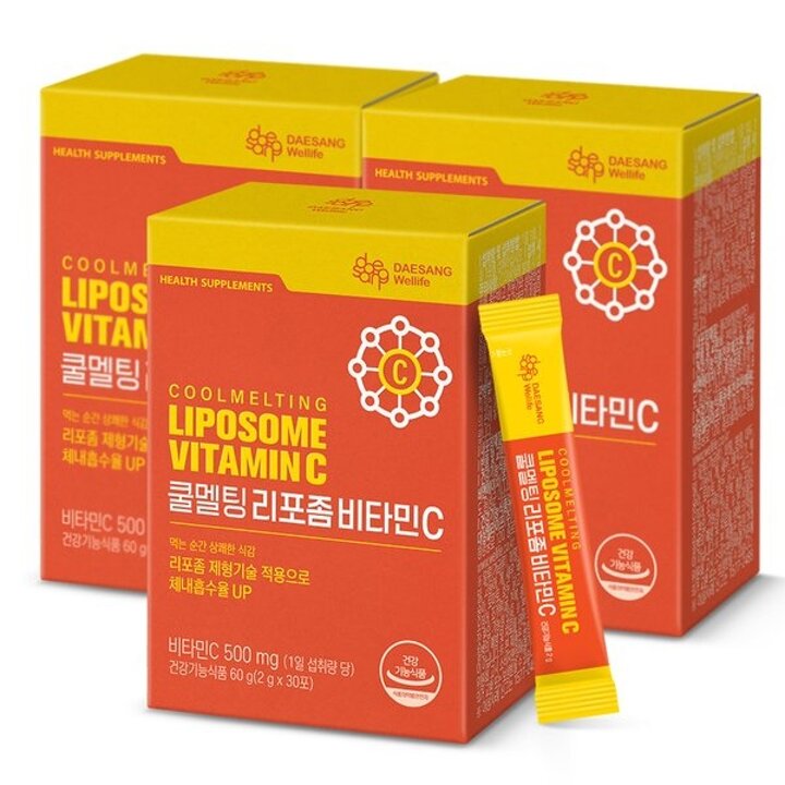 (광주신세계)쿨멜팅 리포좀 비타민 C 30포 X 3개 / 90일분
