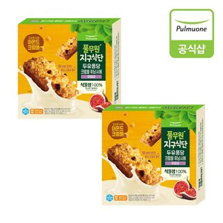 풀무원 지구식단 두유퐁당 크럼블 휘낭시에 무화과 (32gX6개입)X2개