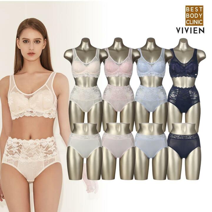 25SS 비비안 BBC 레이스 런닝 보정 브라팬티 4세트 + 세컨팬티 4장