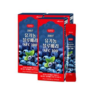올바른 유기농 블루베리 NFC 100 14포 3개 (총 42포)