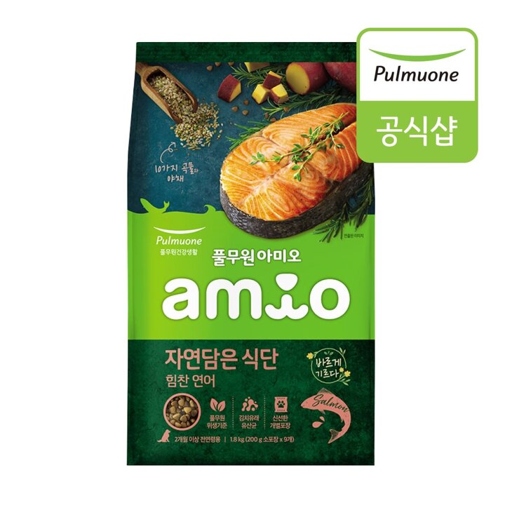 풀무원아미오 자연담은식단 힘찬연어 1.8kg (200gX9EA)