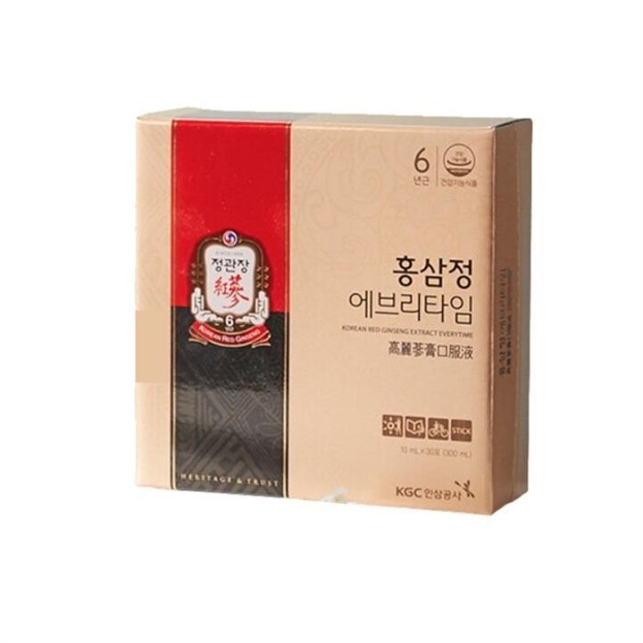 정관장홍삼정에브리타임10ml30포1박스+쇼핑백/SJ