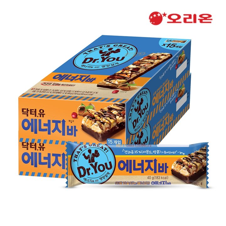 오리온 닥터유 에너지바 40g x 30개
