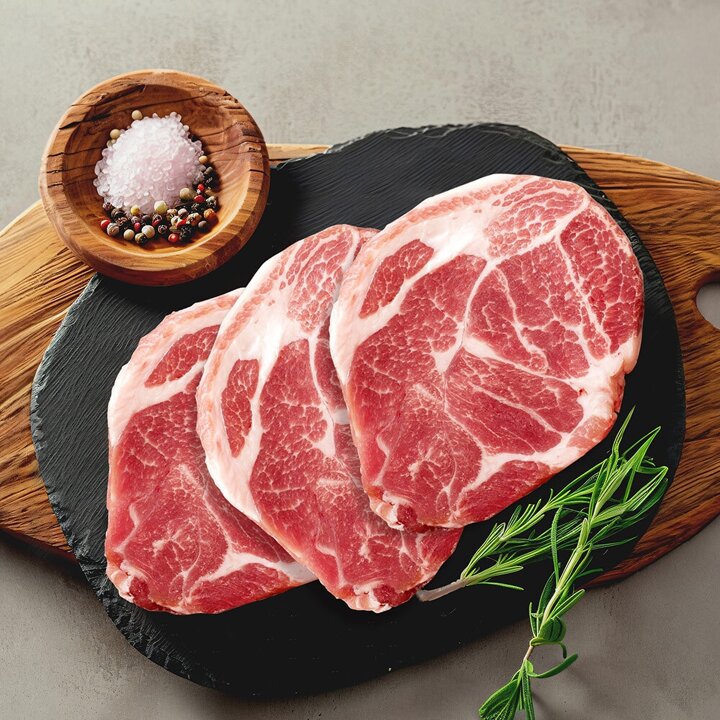 [이푸른] 캐나다 돼지 목살 500g x 3개