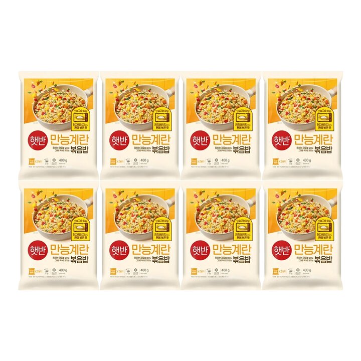 CJ 햇반 쿡반 만능계란볶음밥 400g x 8개
