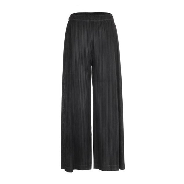 (신세계강남점)[FINE PLEATS] 피네 플리츠 스티치 베이직 팬츠 블랙