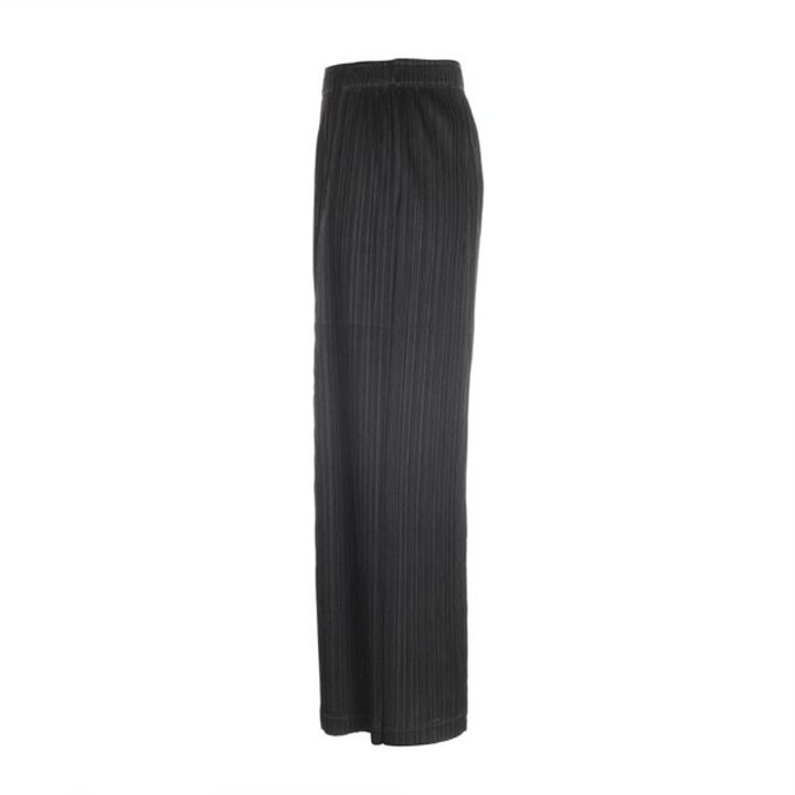 (신세계강남점)[FINE PLEATS] 피네 플리츠 스티치 베이직 팬츠 블랙
