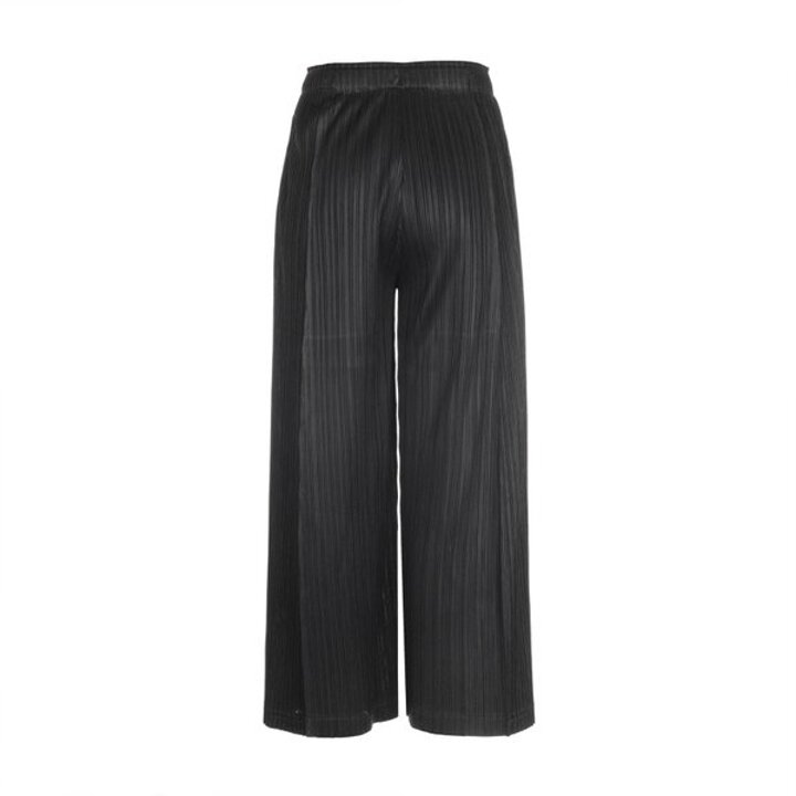 (신세계강남점)[FINE PLEATS] 피네 플리츠 스티치 베이직 팬츠 블랙