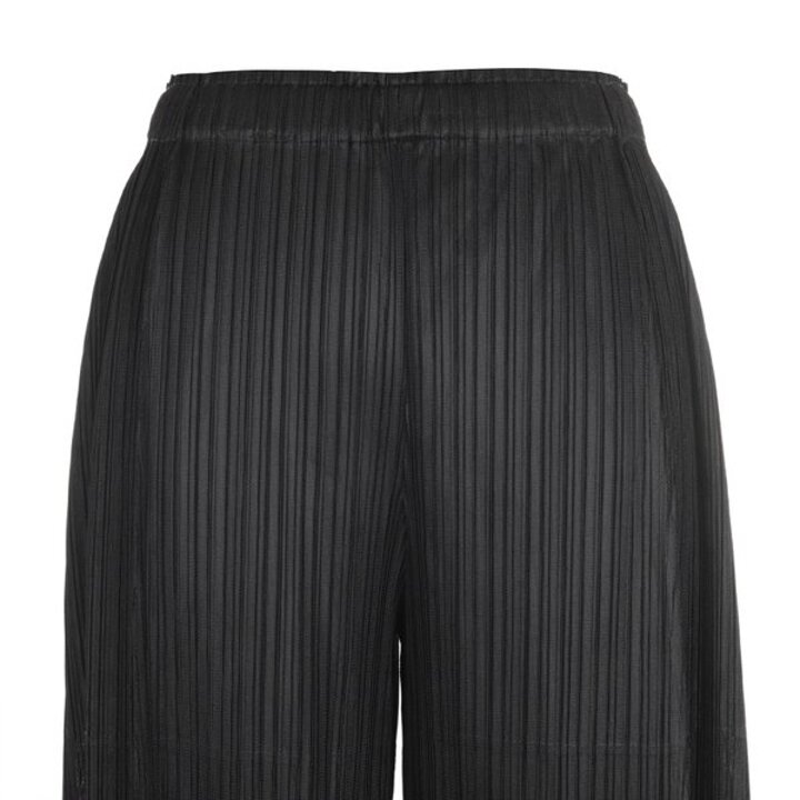 (신세계강남점)[FINE PLEATS] 피네 플리츠 스티치 베이직 팬츠 블랙