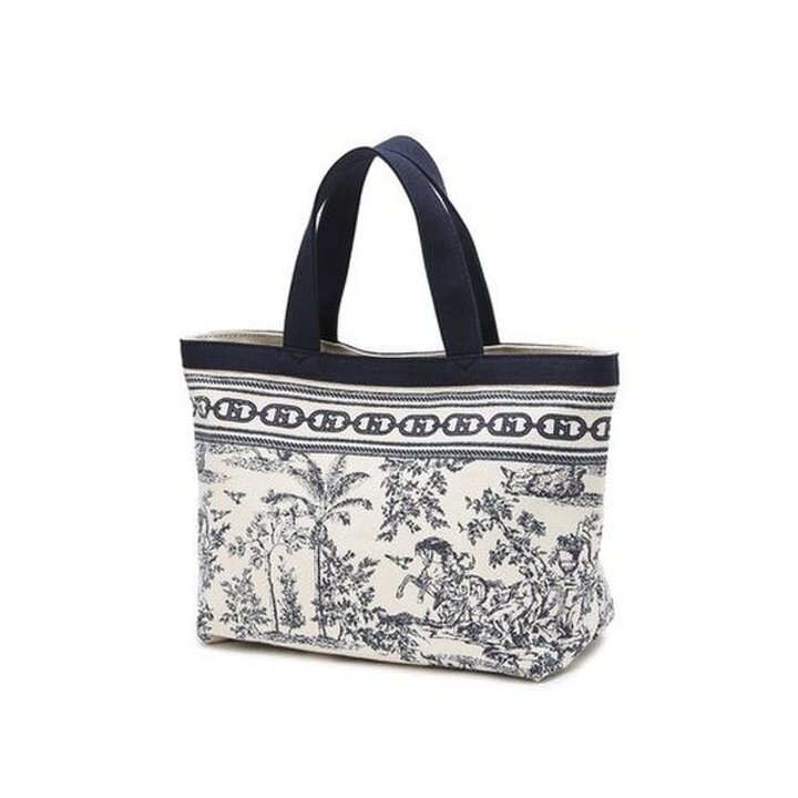 (대구신세계)[메가히트][완판재입고][뜨왈드주이] Toile de Jouy 캔버스 에코 미니 토트백 HIWA6F301N2