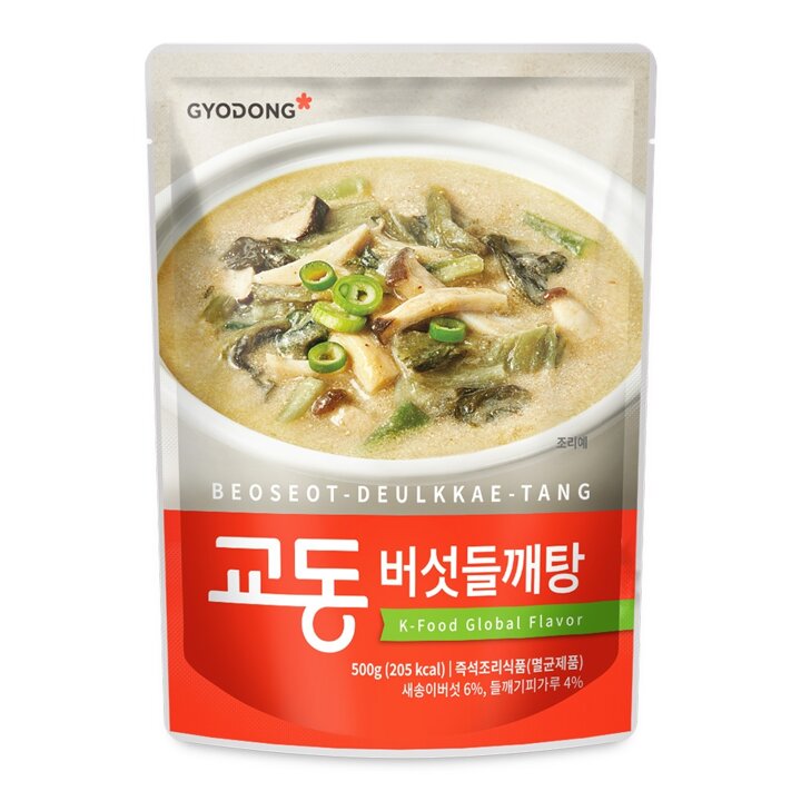 교동식품 버섯 들깨탕 500g x 10팩