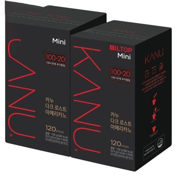 맥심카누미니다크로스트아메리카노120Tx2개