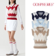 고스피어 GOSPHERES WOMAN ARGYLE KNIT VEST PW3WVT25