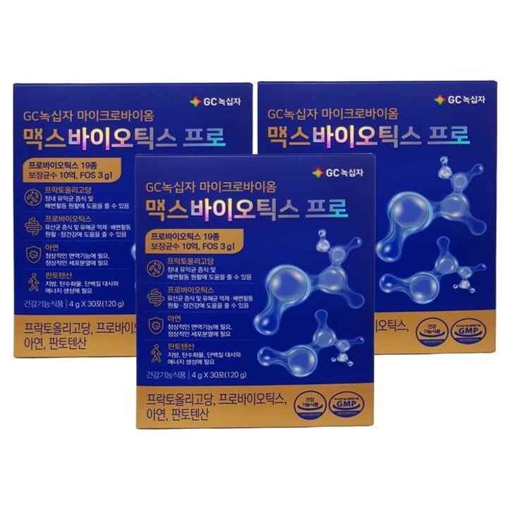 GC녹십자맥스바이오틱스프로4gx30포3박스HIS