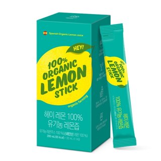 [대상웰라이프] 헤이 레몬 100프로 유기농 레몬즙 (20ml x 14포), 1통